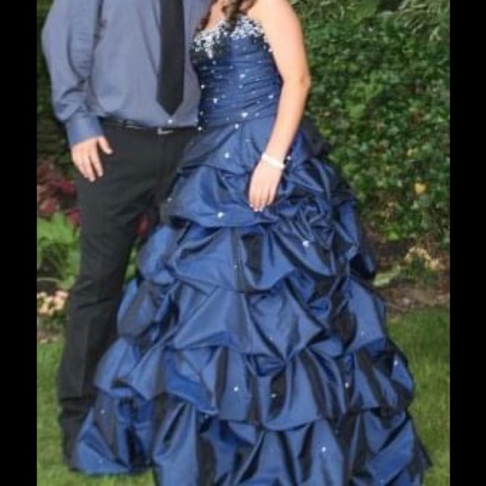 Navy Gown 2 in 1